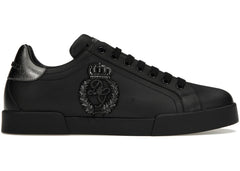 Dolce & Gabbana Portofino Crown Patch Black