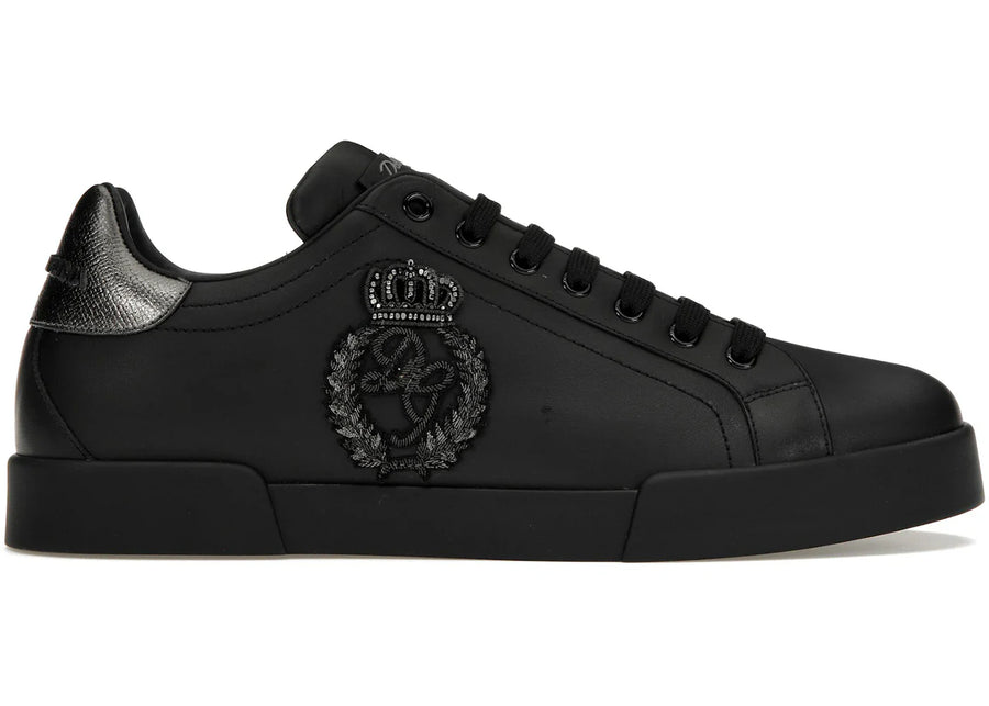 Dolce & Gabbana Portofino Crown Patch Black