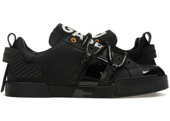 Dolce & Gabbana Portofino Strapped Black White