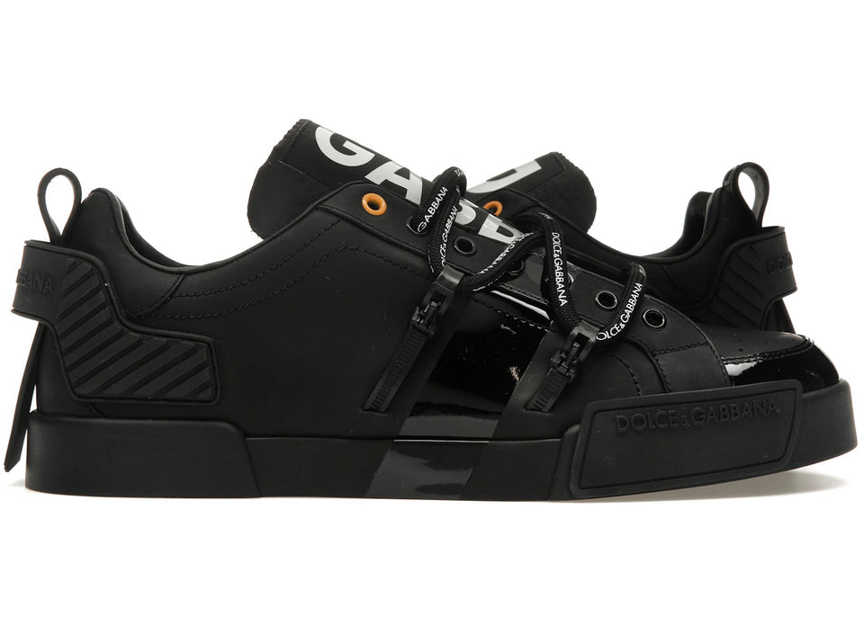 Dolce & Gabbana Portofino Strapped Black White
