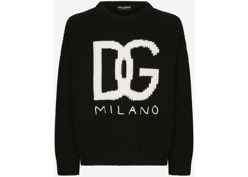 Dolce & Gabbana Pull Girocollo Jumper Black