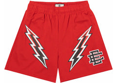 Eric Emanuel EE Basic Shorts Red Bolt