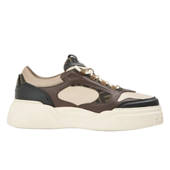 FENDI Force Low Trainers 'Black/Latte'