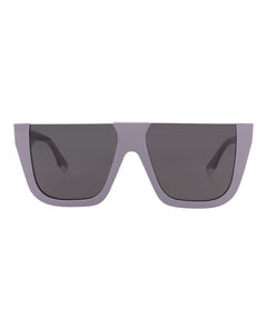 Fendi Shield-Frame Acetate Sunglasses Violet Violet Smoke (FE40136I-62-81A)