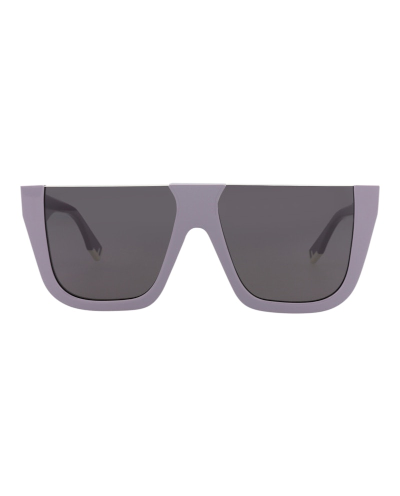 Fendi Shield-Frame Acetate Sunglasses Violet Violet Smoke (FE40136I-62-81A)