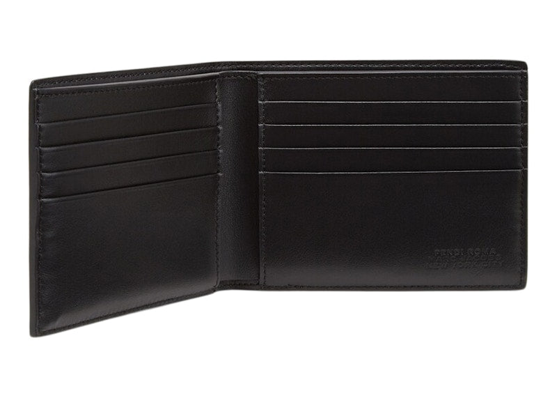 Fendi by Marc Jacobs Fendi Roma Bi-Fold Wallet Two-Tone Leather Compact Bi-Fold Wallet Multicolor
