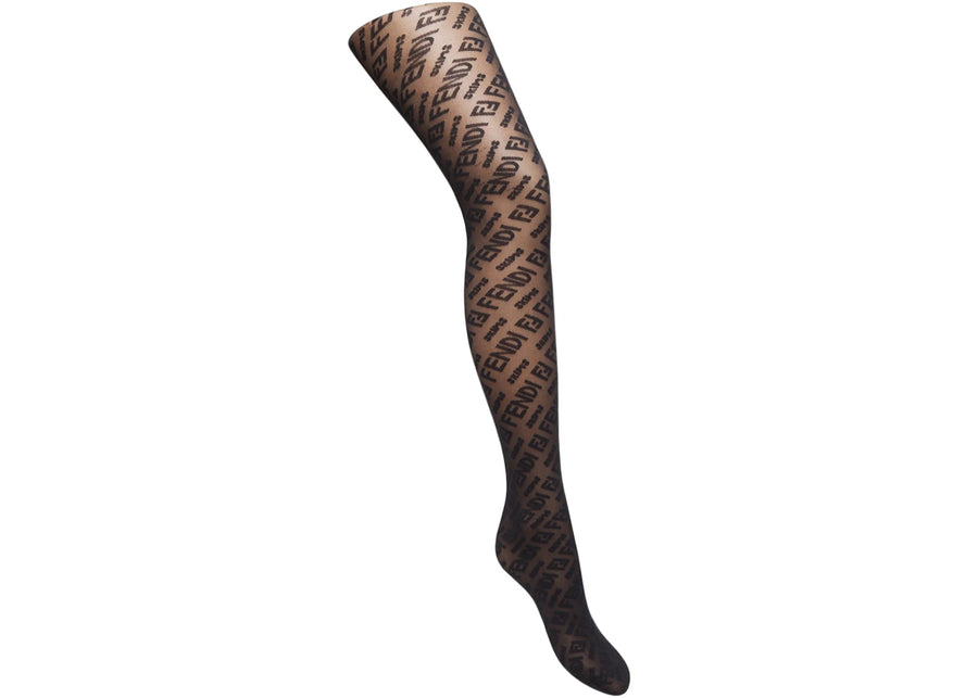Fendi x SKIMS Mid Support Tights Black