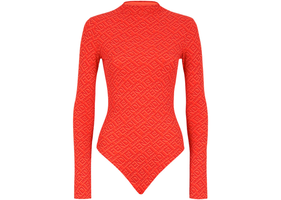 Fendi x SKIMS Mock Neck Long Sleeve Bodysuit Georgia