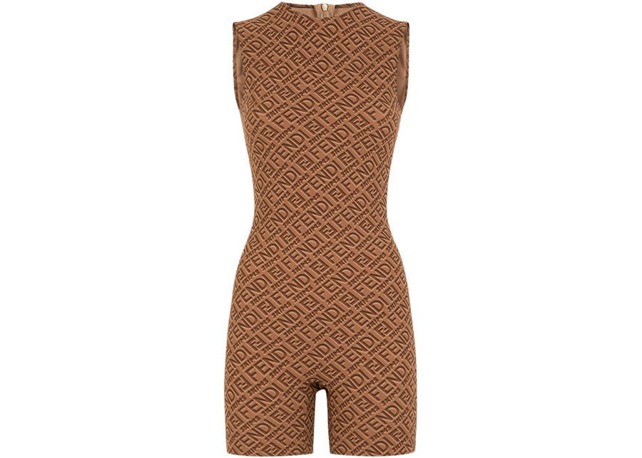 Fendi x SKIMS Sleeveless Mid Thigh Bodysuit California