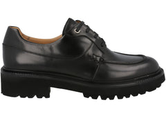 Ferragamo Gorin Lace Up Derby Shoes Black