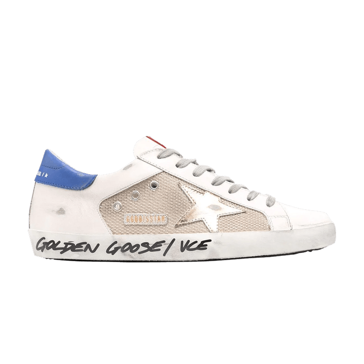 Golden Goose Superstar Double Quarter Milk Gold Blue