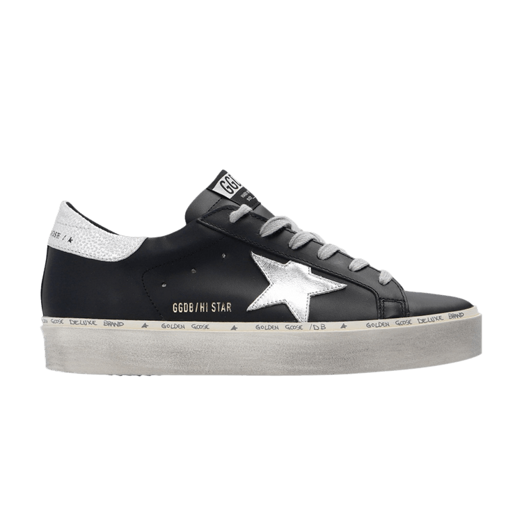 Golden Goose Wmns Hi Star 'Black Silver'