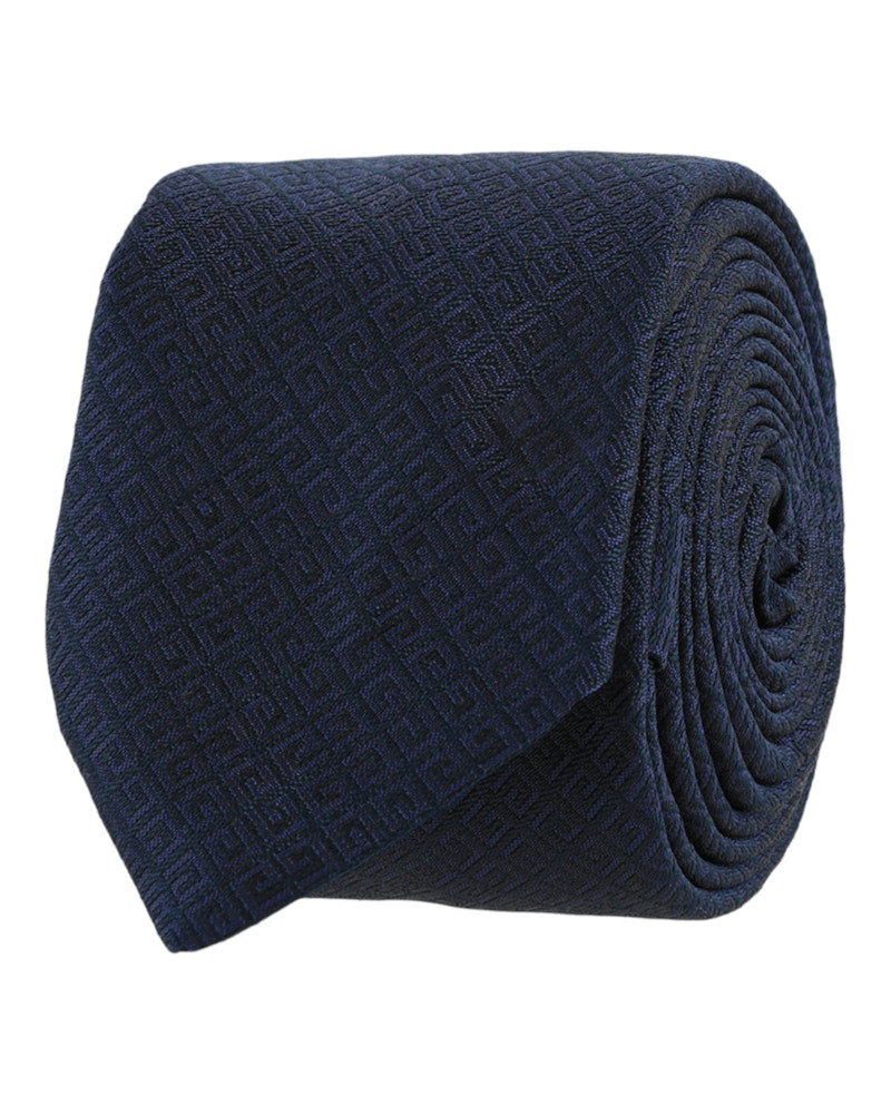 Givenchy 4G Silk Tie Navy/Blue