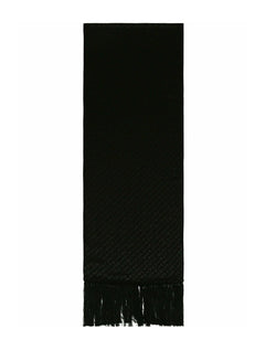 Givenchy Diagonal Logo Evening Scarf Black