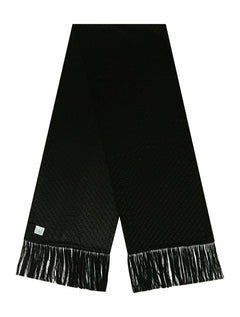 Givenchy Diagonal Logo Evening Scarf Black