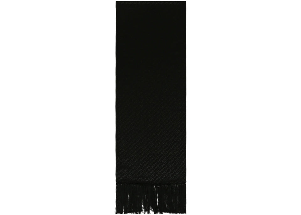 Givenchy Diagonal Logo Evening Scarf Black
