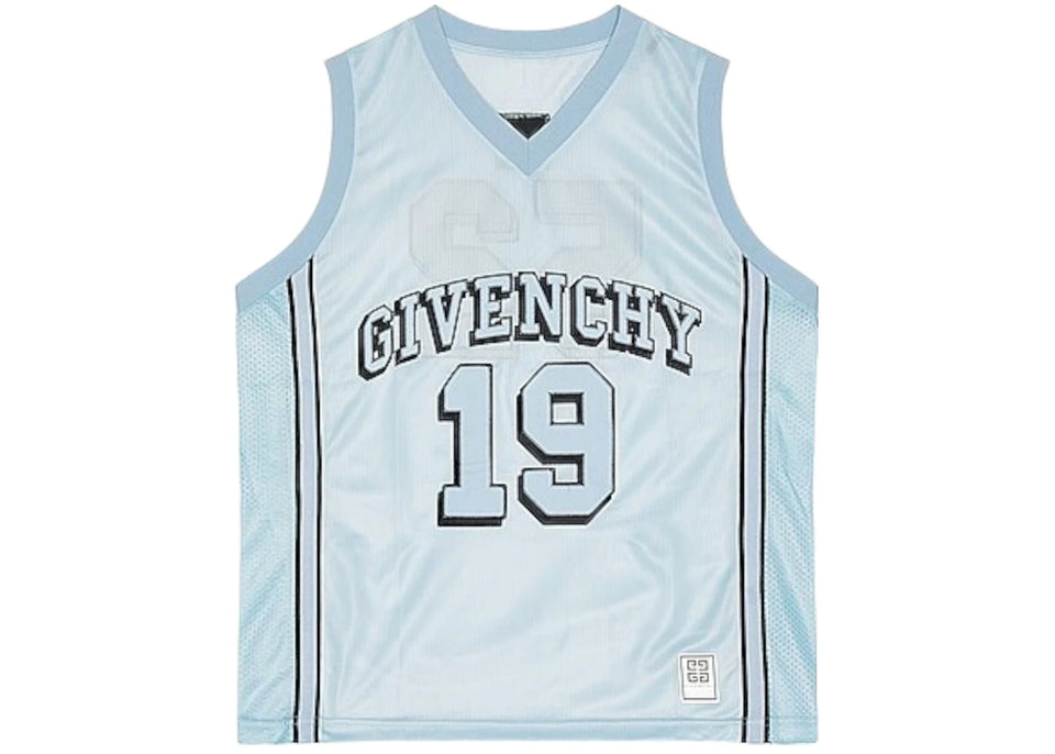 Givenchy Mesh Basketball Jersey Light Blue