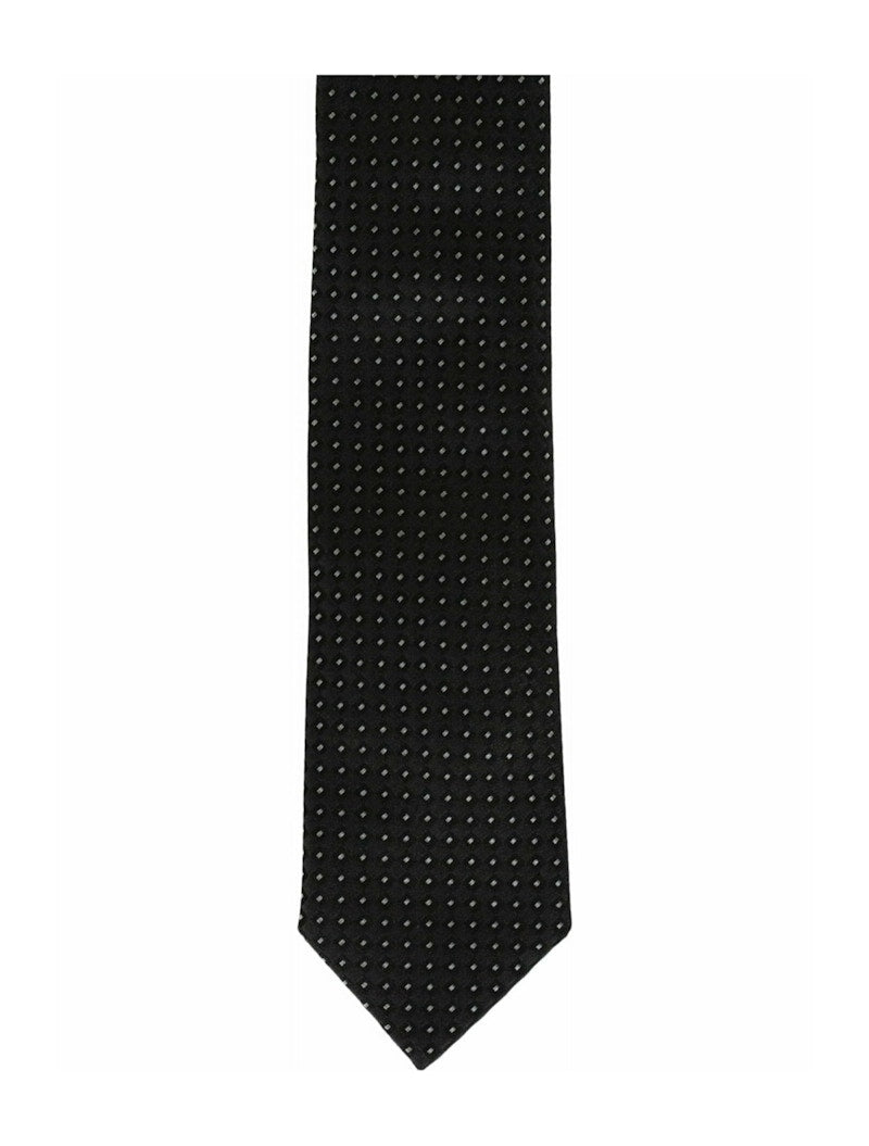 Givenchy Micro Design Silk Tie Black