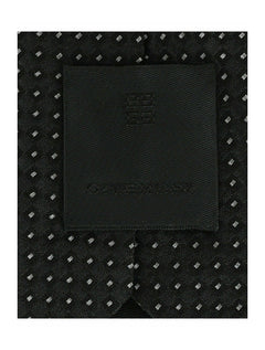 Givenchy Micro Design Silk Tie Black