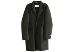 Givenchy Regular Fit Double Face 3Bt Coat Dark Khaki