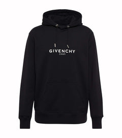 Givenchy Reverse Hoodie in Fleece Black