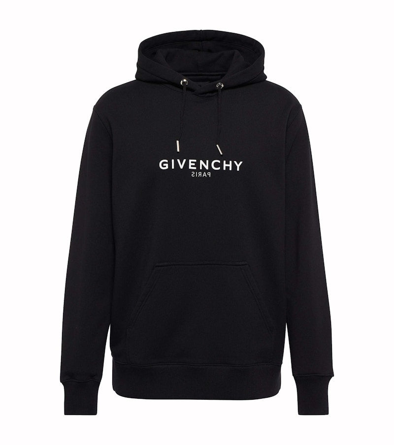 Givenchy Reverse Hoodie in Fleece Black