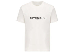 Givenchy Slim Fit Logo T-Shirt White