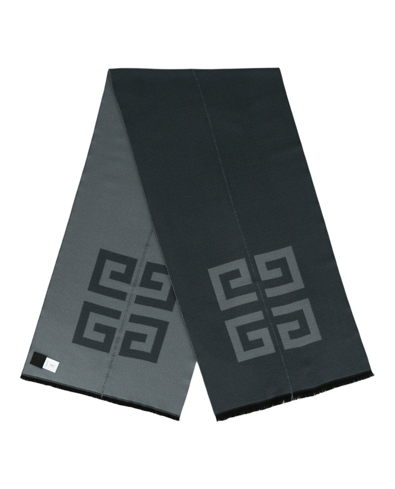 Givenchy Split Oblong Scarf Grey