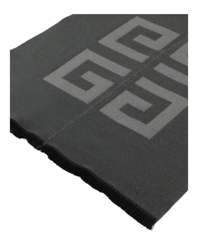 Givenchy Split Oblong Scarf Grey