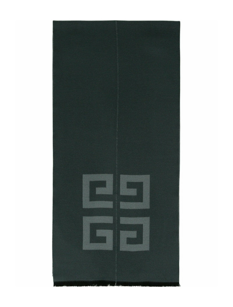 Givenchy Split Oblong Scarf Grey