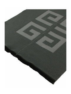 Givenchy Split Oblong Scarf Grey