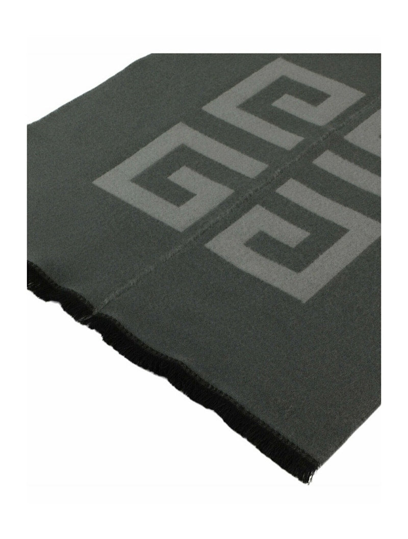 Givenchy Split Oblong Scarf Grey