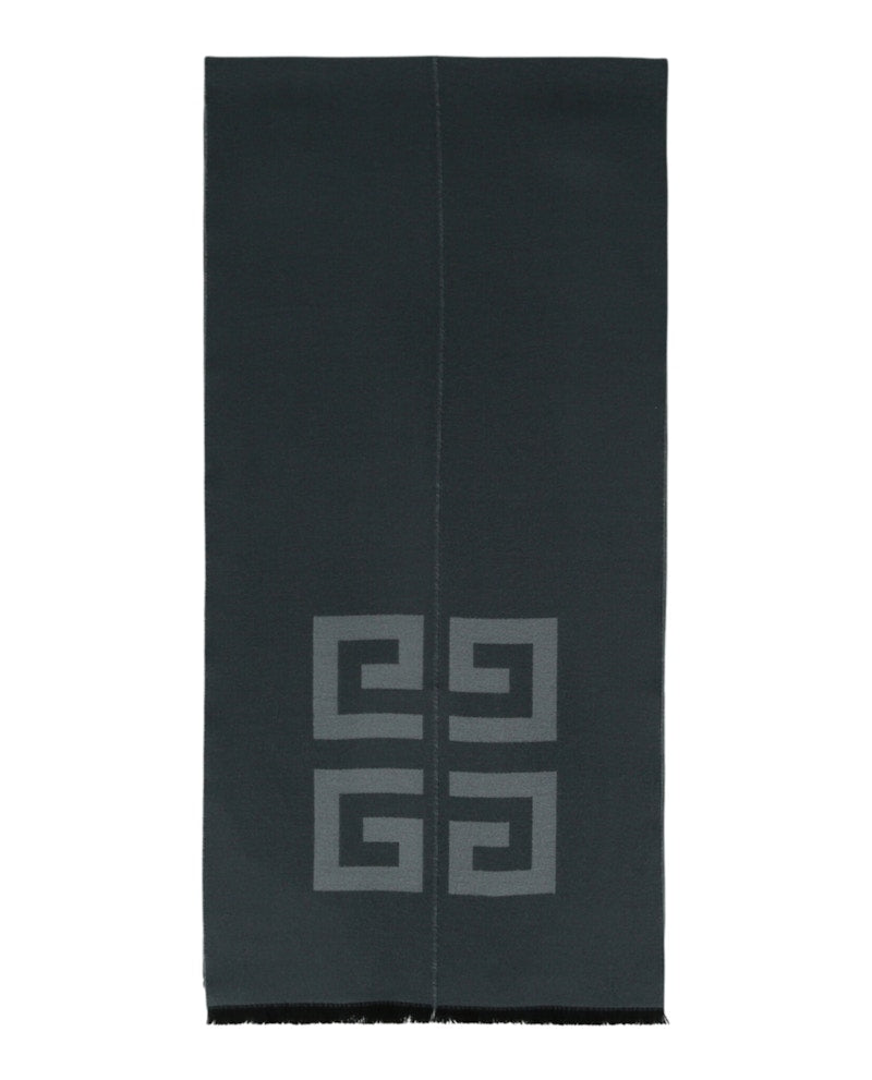 Givenchy Split Oblong Scarf Grey