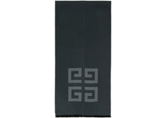Givenchy Split Oblong Scarf Grey