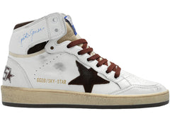Golden Goose Sky-Star White Chocolate Suede Womens
