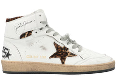Golden Goose Sky-Star White Leopard Womens
