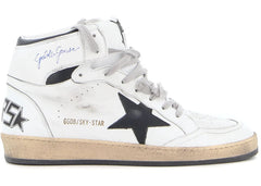 Golden Goose Sky-Star Leather White Black