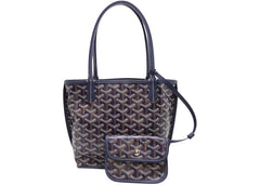 Goyard Anjou Tote Mini Navy Blue