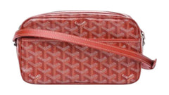 Goyard Cap Vert Goyardine Red