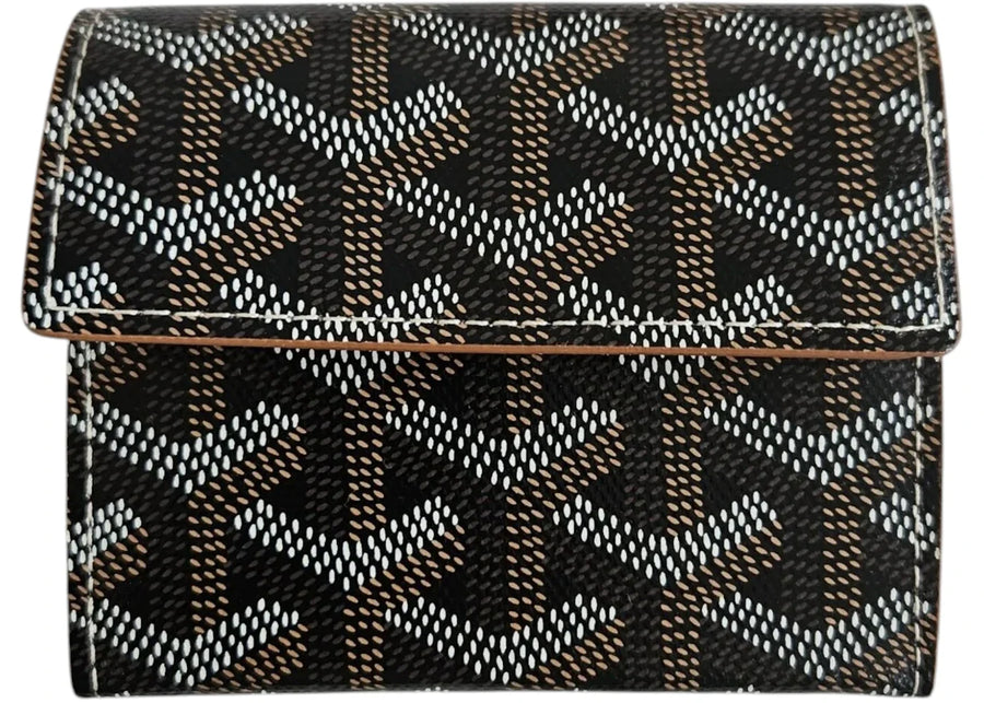 Goyard Marigny Wallet Black/Tan