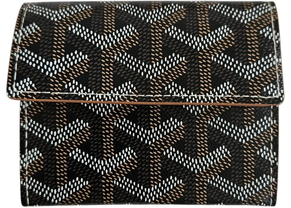 Goyard Marigny Wallet Black/Tan