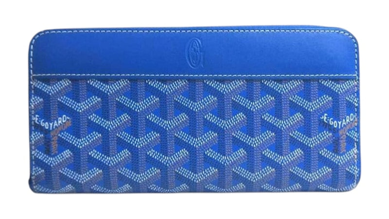 Goyard Matignon Wallet GM Sky Blue