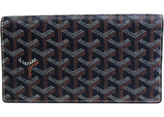 Goyard Richelieu Wallet Goyardine Navy