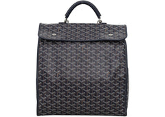 Goyard Saint Léger Backpack Navy Blue