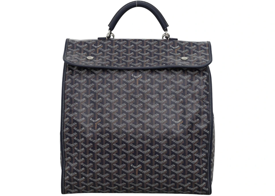 Goyard Saint Léger Backpack Navy Blue