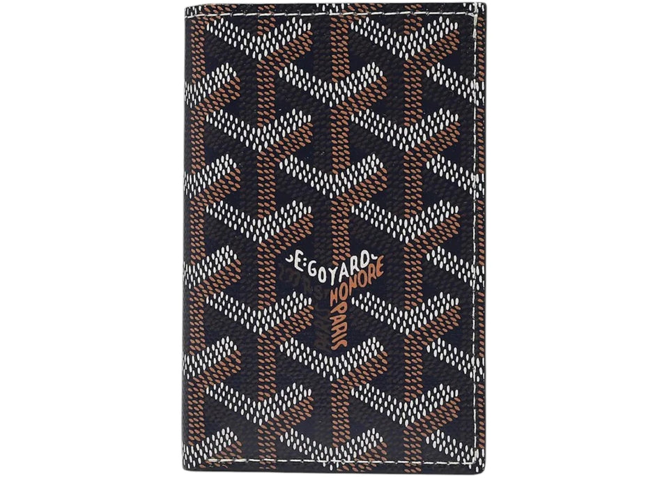 Goyard Saint Pierre Card Holder Navy Blue