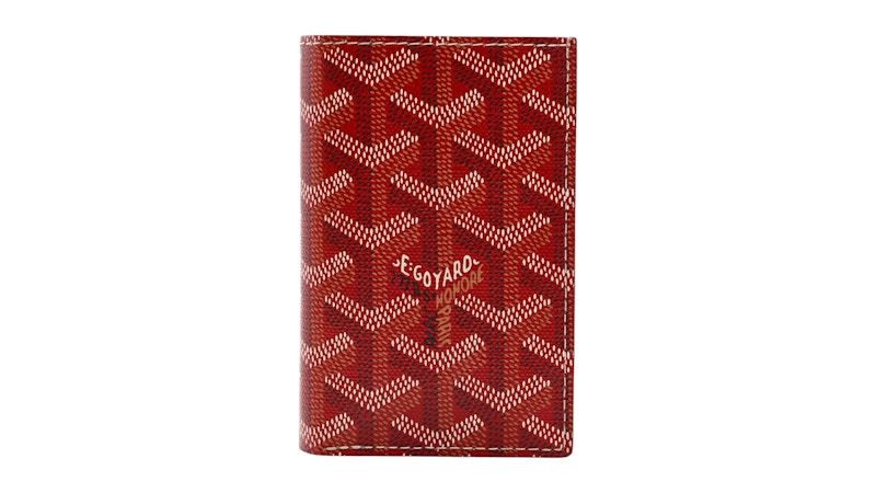 Goyard Saint Pierre Card Holder Red
