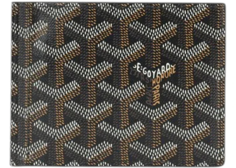 Goyard Saint Thomas Money Clip Wallet Goyardine Black