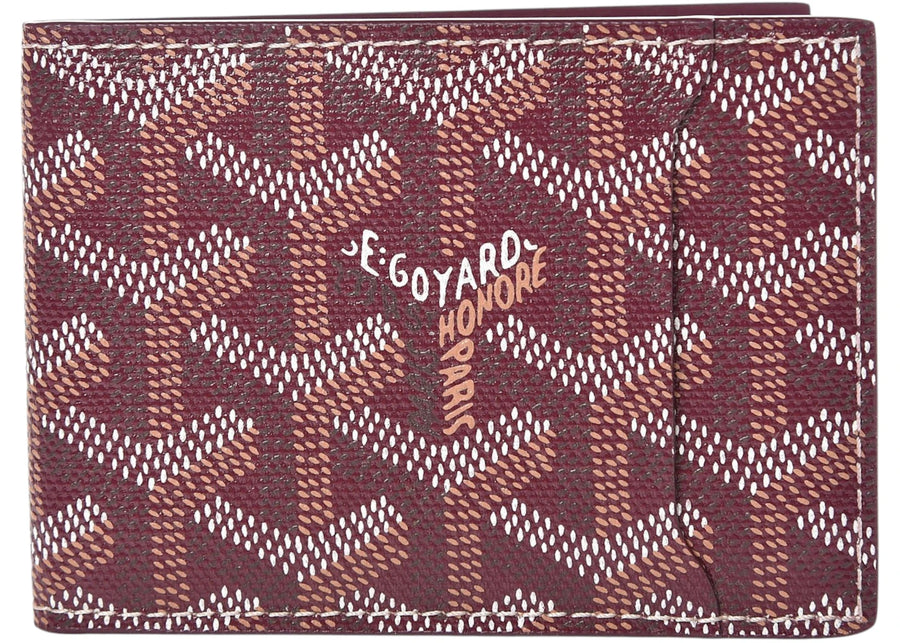 Goyard Victoire Slot Wallet Companion Goyardine Burgundy