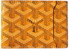 Goyard Slot Wallet Victoire Companion Goyardine Yellow